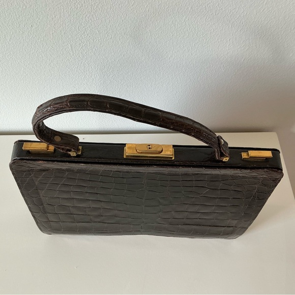 Bon Gout Vintage Crocodile Leather Bag - Picture 2 of 9